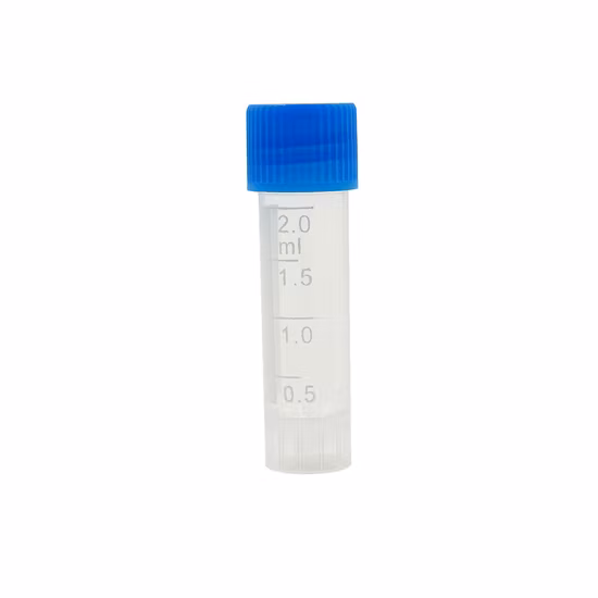Laboratory External Thread Self Standing Cryogenic Vials 2ml