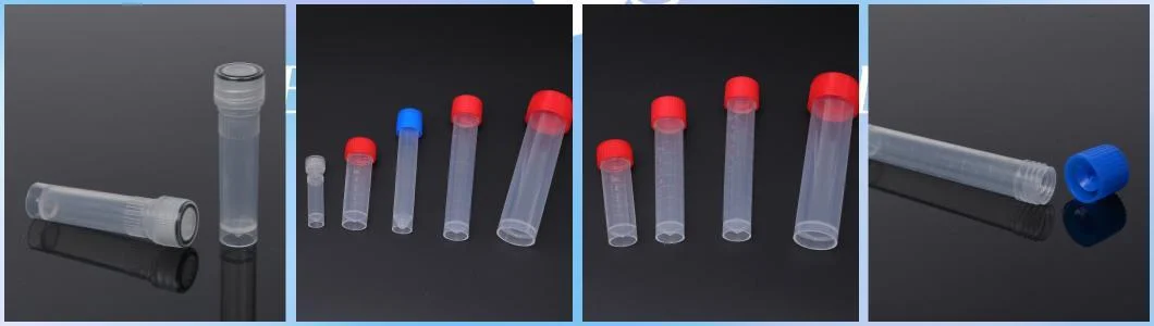 2ml, 5ml, 6ml, 7ml, 10ml, 30ml Unrecycled Taizhou Cryo Cryogenic Storage Pill Box Transport Tube Cryotube Vials