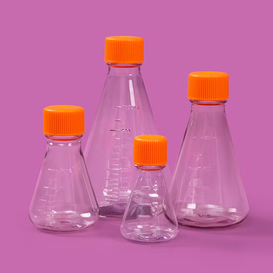 研究室消耗品 2.8L 5L K 接着剤細胞培養用三角三角フラスコ