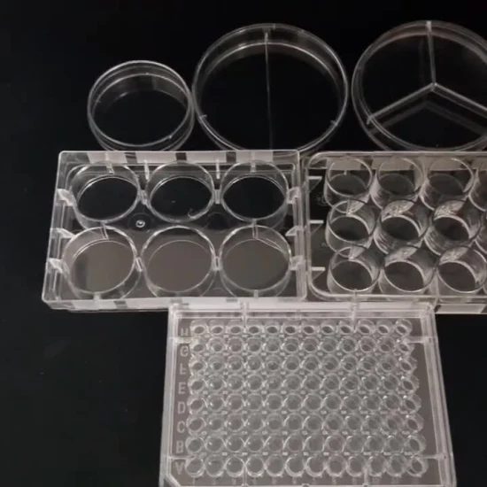 使い捨て可能なプラスチック 90X15mm ペトリ皿細胞培養容器 9 Cm ペトリ皿