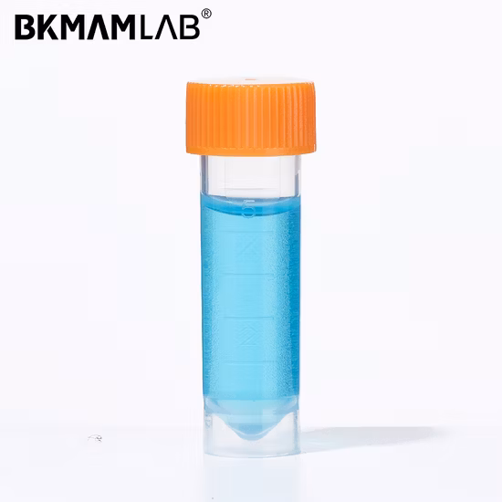 品質保証クライオバイアル 2ml 長期用目盛り付き極低温保存バイアル